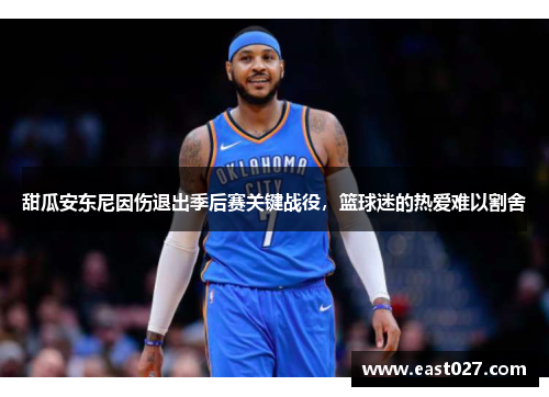 甜瓜安东尼因伤退出季后赛关键战役，篮球迷的热爱难以割舍